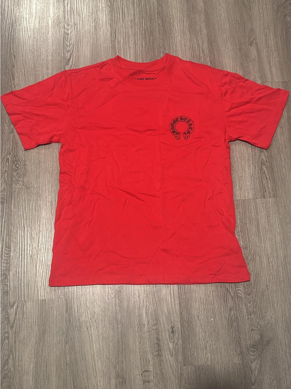 Red Chrome Heart Shirt